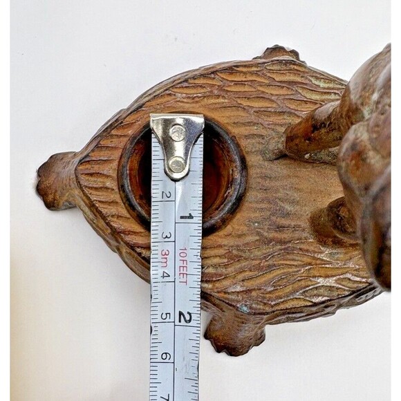 Vintage Cast Iron Cherub Angel Candle Holder - Picture 12 of 14